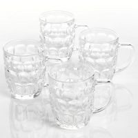 Set de tarros cerveceros 4 piezas 18 oz de vidrio