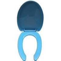 Asiento baño Cosmos 96 alargado azul