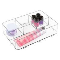 Organizador acrílico c/4 divisiones 20.3  x 30.4 x 7.6 cm