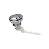 Botón sencillo cromado para descarga  de 38 o 48 mm.