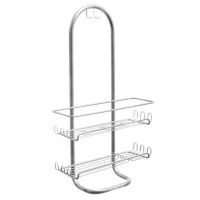 Canasta para regadera plateada