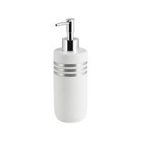 Dispensador de jabón raya plata