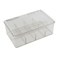 Organizador acrilico con tapa