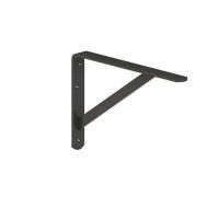 Soporte Bracket de acero negro 30 x 40 cm