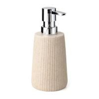 Dispensador de jabón Saigón beige de resina