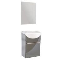 Mueble de baño Infinity con espejo gris