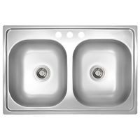 Fregadero 2 tinas con 2 cubetas 840.560