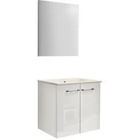 Mueble de baño Street con espejo blanco