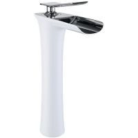 Monomando de lavabo alto Cales blanco