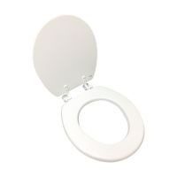 Asiento baño Acojinado liso blanco