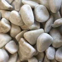 Canto rodado blanco 0.25 pies cúbicos