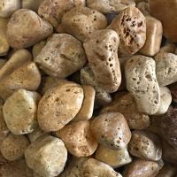 Canto rodado amarillo 0.25 pies cúbicos