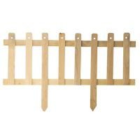 Cerca estaca madera jardín 40 x 100 cm