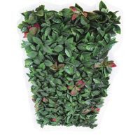 Follaje artificial laurel rojo