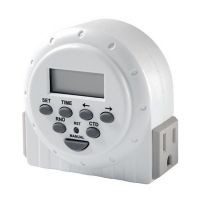 Temporizador (timer) digital p/interior doble contacto