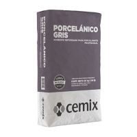 Adhesivo porcelánico gris 20 kg