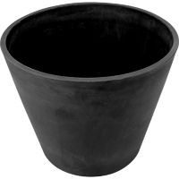 Maceta resina ceniza 31x25 cm