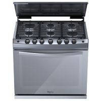 Estufa de empotre concapelo y cubierta de acero Inoxidable