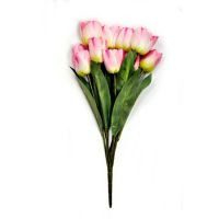 Ramo de 11 tulipanes rosa