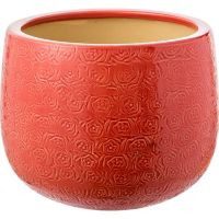 Maceta rojo formas 30 x 22 cm