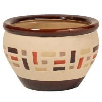 Maceta Ladrillo HV-297BR Café 30 x 21 cm