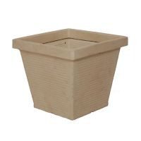 Maceta plástico ivory 20" deco int./ext