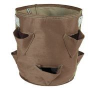 Huerto en bolsa de tela fresa chocolate 9 gal