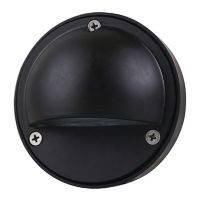 Empotrable Caspe I negro led 100-240V cálida