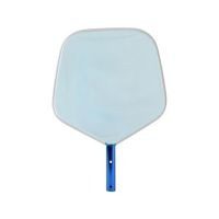 Red plana mango de metal azul