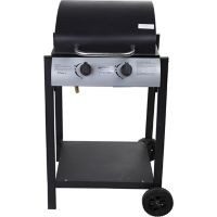 Asador de gas 2 quemadores