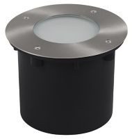 Empotrado exterior led 7W Reap plata 700lm metal IP44 8.5cm