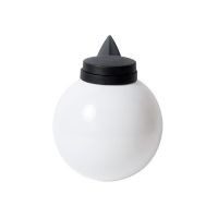 Arbotante exterior Roma 60W negro 1luz E27 metal IP44 25cm