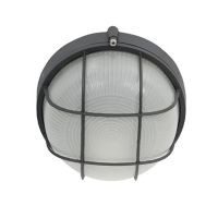 Tortuga 60W gato negro 1luz E27 redondo Ip44 10cm
