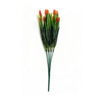 Cebollín con flores naranja