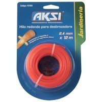 Hilo redondo para desbrozadora de 2.4 mm. x 15 m.