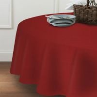 Mantel Redondo 1.46 Carmín