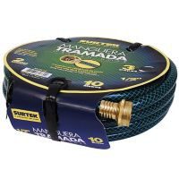 Manguera tramada 1/2" con conector metálico 10 mts.