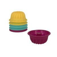 Set de moldes antiadherentes 6 piezas silicón