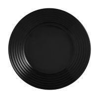 Plato Harena 25 cm trinche vidrio templado