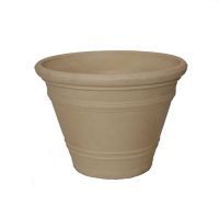 Maceta doble pared plástico 178 ivory 32" deco int./ext