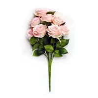 Ramo de 9 rosas rosas
