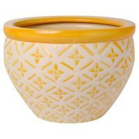 Maceta panal amarillo 30x21