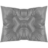 Cama rectangular diseño de hueso 55 x 75 cm gris turquesa