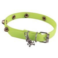 Collar de caucho extra chico neón