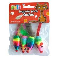 Juguete para gato 4 piezas ratones