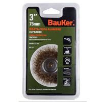 Grata 3pg copa alambre vastago 1/4pg bauker