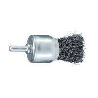 Carda de alambre tipo brocha 1 1/4" zanco 1/4" p/taladro