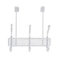 Perchero para puerta cromado