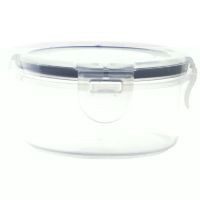 Contenedor redondo de clip 220 ml plástico