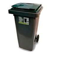 Contenedor industrial con ruedas 120lt